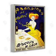 Leonetto Cappiello | Vintage Parisian Amandine's Biscuits European Advertisement