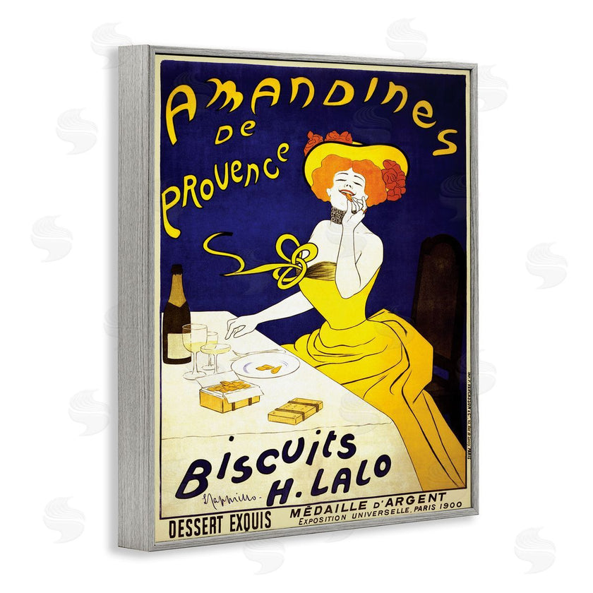 Leonetto Cappiello | Vintage Parisian Amandine's Biscuits European Advertisement