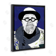 Nancy Ferrara | Chuck in Winter Attire Abstract Artist Portrait