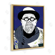 Nancy Ferrara | Chuck in Winter Attire Abstract Artist Portrait