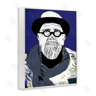 Nancy Ferrara | Chuck in Winter Attire Abstract Artist Portrait