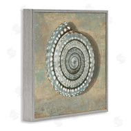 Caroline Kelly | Nautical Spiral Shell Vintage Coastal Muted Neutral