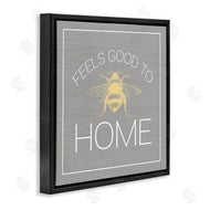 Stupell Studio | Good To Bee Home Phrase Cute Insect Pun