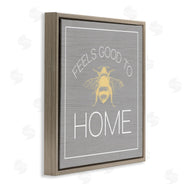 Stupell Studio | Good To Bee Home Phrase Cute Insect Pun