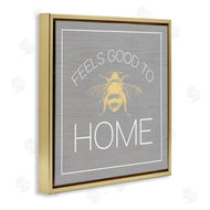 Stupell Studio | Good To Bee Home Phrase Cute Insect Pun