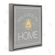 Stupell Studio | Good To Bee Home Phrase Cute Insect Pun