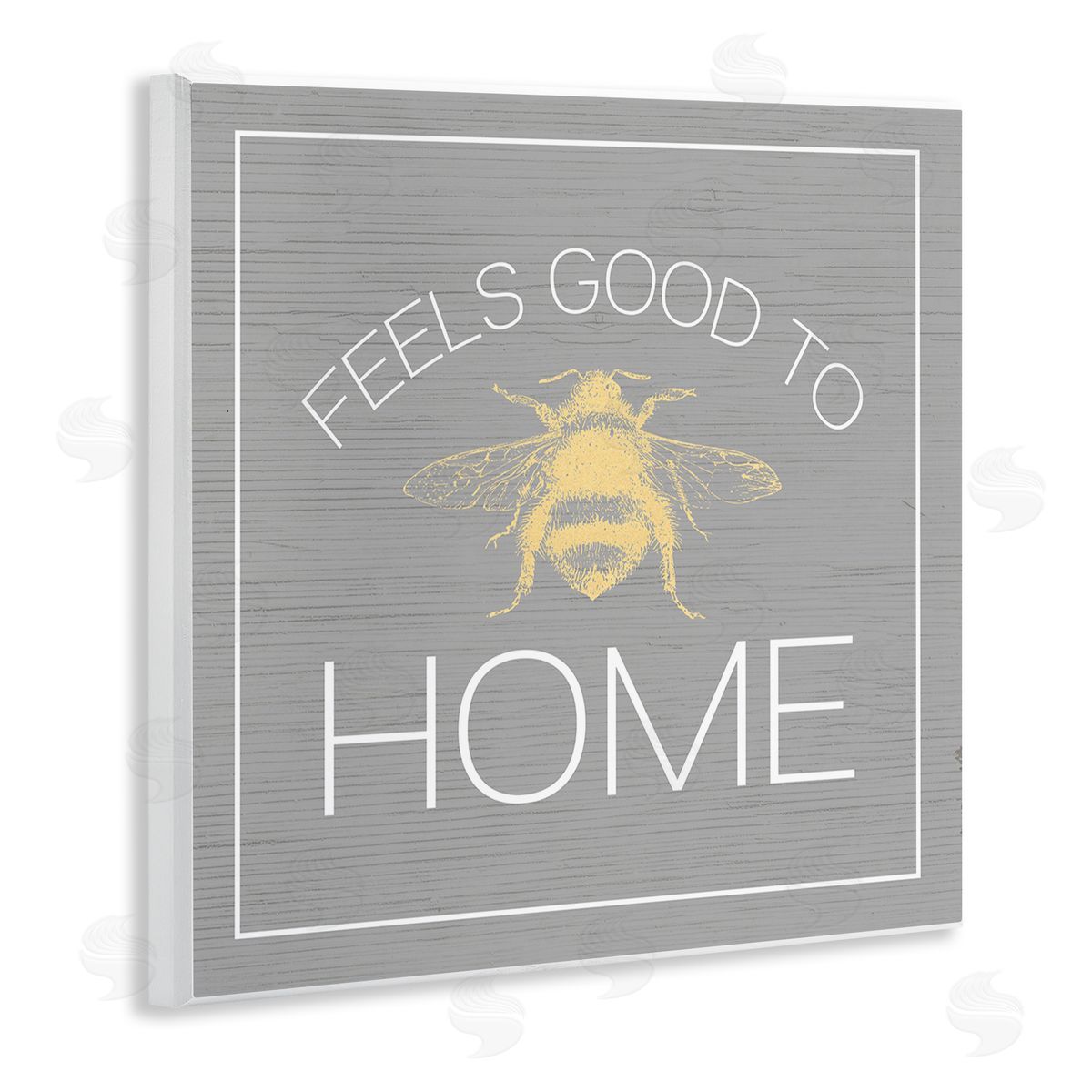 Stupell Studio Good To Bee Home Phrase Cute Insect Pun Wall Plaque Art