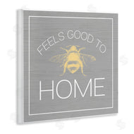 Stupell Studio | Good To Bee Home Phrase Cute Insect Pun
