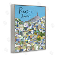 Carla Daly | Cliffside Rio de Janeiro Cityscape Brazilian Landmark