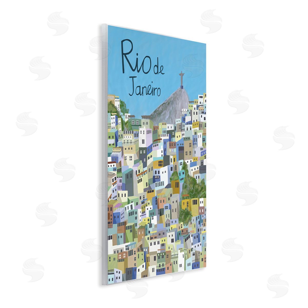 Carla Daly Cliffside Rio de Janeiro Cityscape Brazilian Landmark Wall Plaque Art