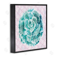 Ziwei Li | Abstract Green Floral Pop Intricate Pink Pattern