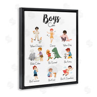 Ziwei Li | Boys Can Phrase Inclusive Chart of Fun Activities