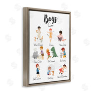 Ziwei Li | Boys Can Phrase Inclusive Chart of Fun Activities