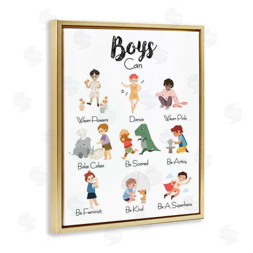 Ziwei Li | Boys Can Phrase Inclusive Chart of Fun Activities