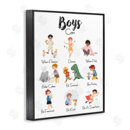 Ziwei Li | Boys Can Phrase Inclusive Chart of Fun Activities