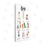 Ziwei Li | Boys Can Phrase Inclusive Chart of Fun Activities