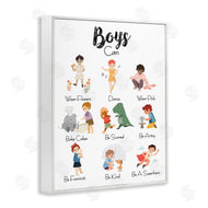 Ziwei Li | Boys Can Phrase Inclusive Chart of Fun Activities