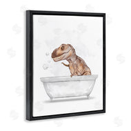 Ziwei Li | T-Rex Dino in Bubble Bath