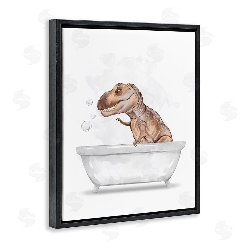 Ziwei Li | T-Rex Dino in Bubble Bath