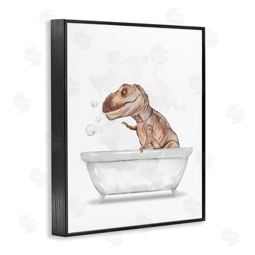Ziwei Li | T-Rex Dino in Bubble Bath