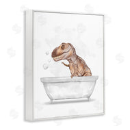 Ziwei Li | T-Rex Dino in Bubble Bath