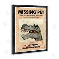 Ziwei Li | Missing Pet Dinosaur Sign T-Rex Ancient Reptile