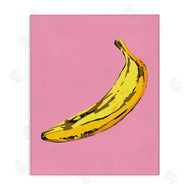 Ziwei Li | Banana Pink Pop Tropical Fun Minimal Fruit