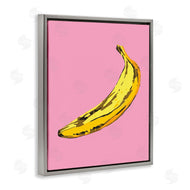 Ziwei Li | Banana Pink Pop Tropical Fun Minimal Fruit
