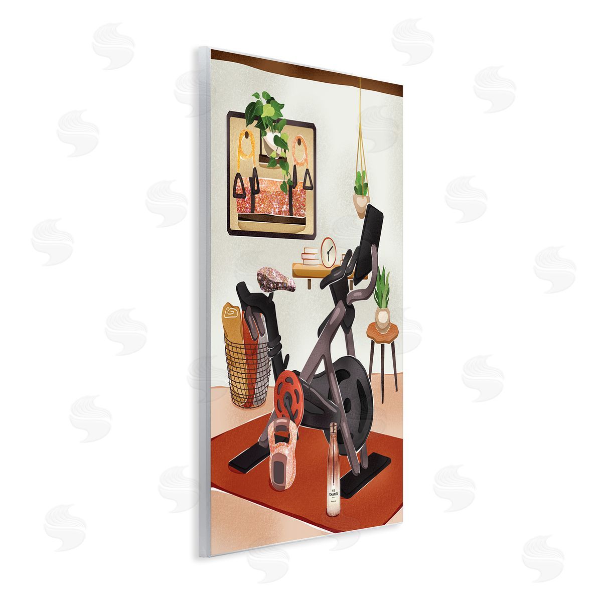 Ziwei Li Glam Fashion Home Exercise Equipment Modern Interior Wall Plaque Art