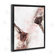 Ziwei Li | Glam Sparkle Cosmetic Brushes Pink Red Fashion