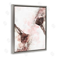 Ziwei Li | Glam Sparkle Cosmetic Brushes Pink Red Fashion