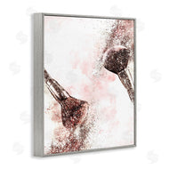Ziwei Li | Glam Sparkle Cosmetic Brushes Pink Red Fashion
