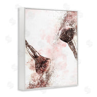 Ziwei Li | Glam Sparkle Cosmetic Brushes Pink Red Fashion
