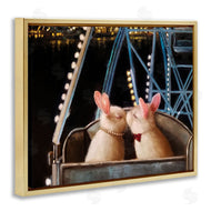 Lucia Heffernan | Rabbit Couple Romantic Ferris Wheel Kiss