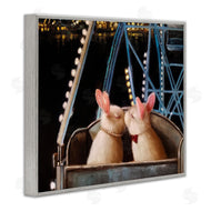 Lucia Heffernan | Rabbit Couple Romantic Ferris Wheel Kiss