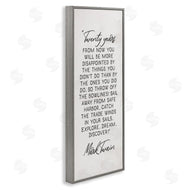Stupell Studio | Twenty Years Twain Literary Quote