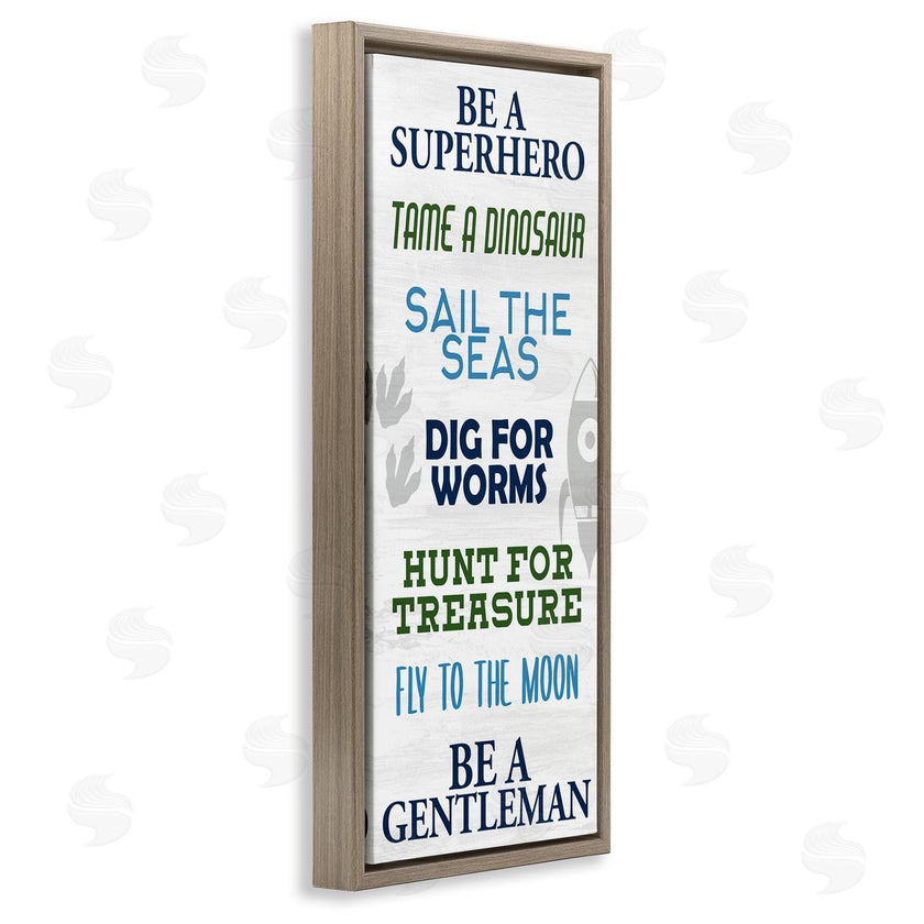 Kim Allen | Be A Superhero Sign Children's Imagination Phrases