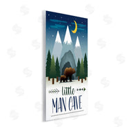 AE Design | Little Man Cave Sign Bears Walking by Mountains