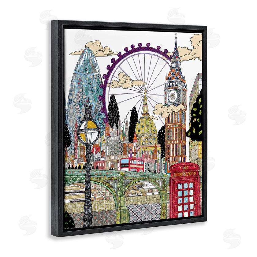 Sangita Bachelet | London England Landmarks Intricate Arabesque Patterns