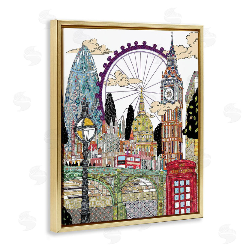 Sangita Bachelet | London England Landmarks Intricate Arabesque Patterns