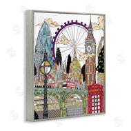 Sangita Bachelet | London England Landmarks Intricate Arabesque Patterns