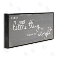Stupell Studio | Charming Every Little Thing Phrase Distressed Grey