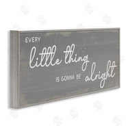 Stupell Studio | Charming Every Little Thing Phrase Distressed Grey
