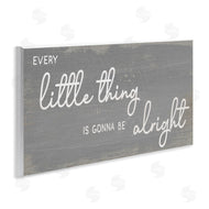 Stupell Studio | Charming Every Little Thing Phrase Distressed Grey