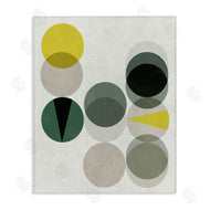 Stupell Studio | Earth Tone Layered Circular Shapes Green Grey