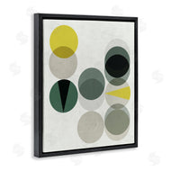 Stupell Studio | Earth Tone Layered Circular Shapes Green Grey