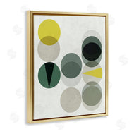 Stupell Studio | Earth Tone Layered Circular Shapes Green Grey