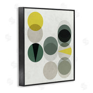 Stupell Studio | Earth Tone Layered Circular Shapes Green Grey