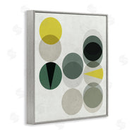Stupell Studio | Earth Tone Layered Circular Shapes Green Grey