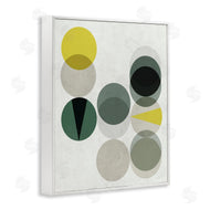 Stupell Studio | Earth Tone Layered Circular Shapes Green Grey